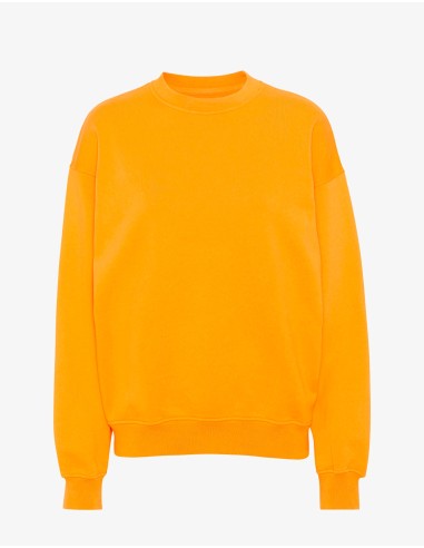 Organic Oversized Crew - Sunny Orange vente chaude votre 